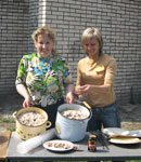 Elena Zhiriva and Julia Shubina